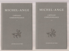 Michel - Ange  Carteggio/Correspondance 2011 Les Belles Lettres 2vol. en Coffret