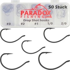 Dropshot Lot de 50 hameçons Dropshot #3-2/0 I Dropshot Plomb Montage