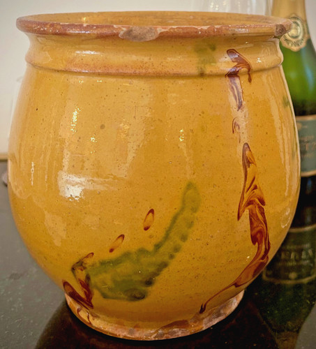 French antique pottery - antique, confit