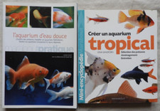 Lot x2 livres sur l'AQUARIUM : Marabout pratique + Mini-encyclopédie
