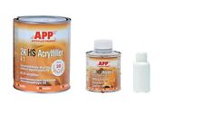 1 Kit Appret garnissant blanc APP 2K 4:1 1litre +0,25L durcisseur +0,25L diluant