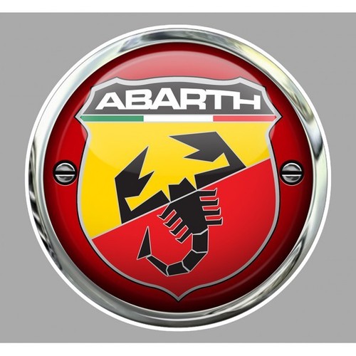 Abarth sticker trompe oeil - abarth, l'oeil