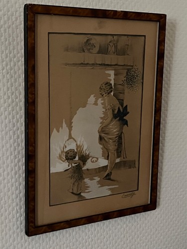 Lithographie alfred renaudin - alfred,