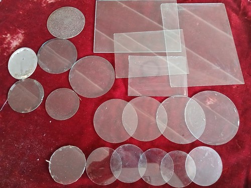 Lot verres bombés plats - lot,