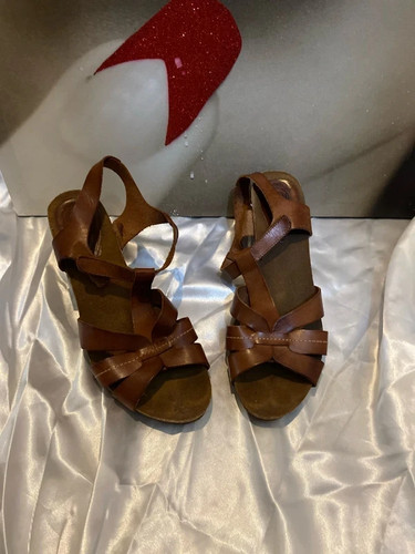 Sandales cuir femme made - , in