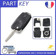 clé coque télécommande 2 boutons Volkswagen  golf polo bora passat Seat Skoda