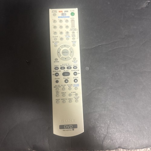 Sony asp001 remote control - rm-asp001,