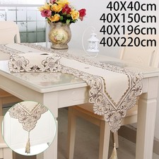 Meuble Table Chemin Housse Brodé Floral Imperméable Maison Cuisine Décors