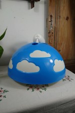 Lustre IKEA "Skojig", nuages, bleu.