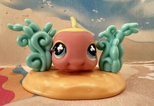 ❤️LPS authentic Littlest Petshop #755 Poisson clown pink yellow Fish aquarium❤️