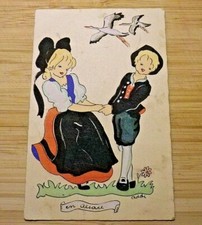 CPA en Alsace signée Addi