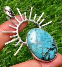 Pendentif turquoise pierre