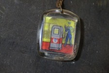 porte cle publicitaire visiomatic CARBURANT SUPER AZUC POMPE ESSENCE