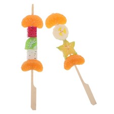  Lot de 2 brochettes de fruits