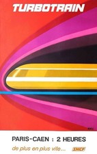 Affiche Poster Train SNCF