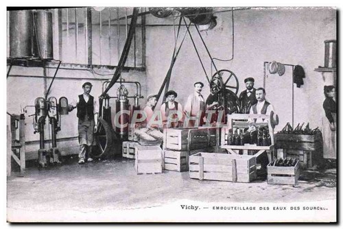 Vichy embouteillage des - embouteillage,