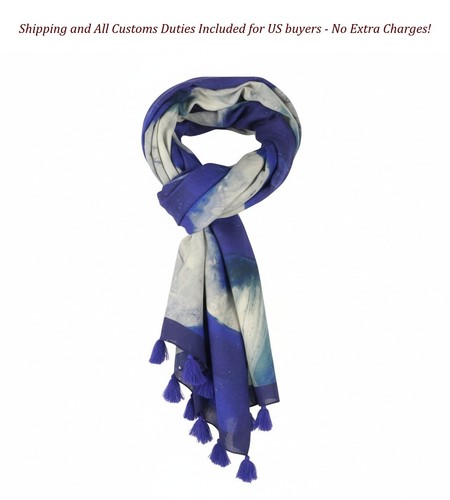 Desigual women scarf blue - os,