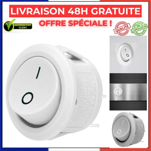 Interrupteur bascule rond 2 - interrupteur,