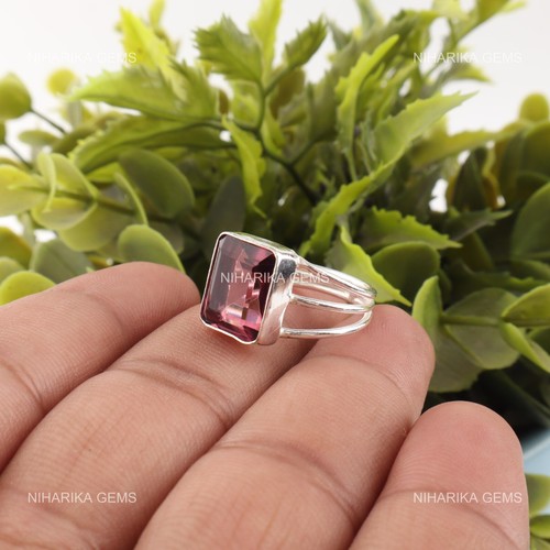 Bague solitaire argent 925 - solitaire, en