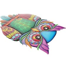  Chouette Decorative Sculpture Murale Metal Art Du Salon Décor La Maison