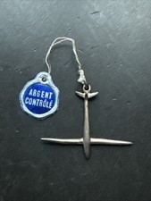 Ancien Pendentif Argent Massif