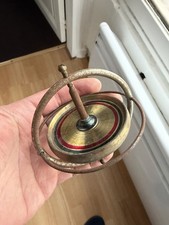 Jouet  Ancien Toupie Gyroscope Vintage