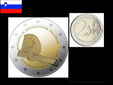 2€ Euros Commémorative Slovénie 2024 ''Bibliothèque''
