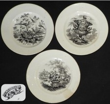Lot x3 assiettes plates