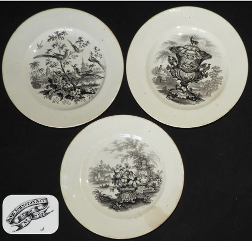 Lot assiettes plates - lot, x3