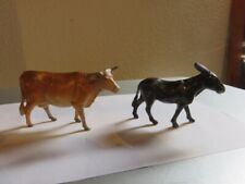 Animaux en métal Quiralu ? âne et vache