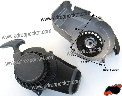 Lanceur aluminium noir pocket - noir,