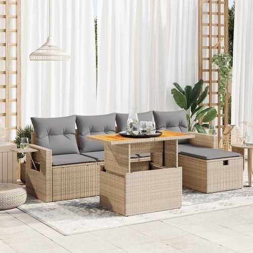 Salon jardin avec coussins - de,