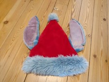 Disney Stitch Santa Hat Disneyland Resort Paris Rare Christmas DLP Pre-owned
