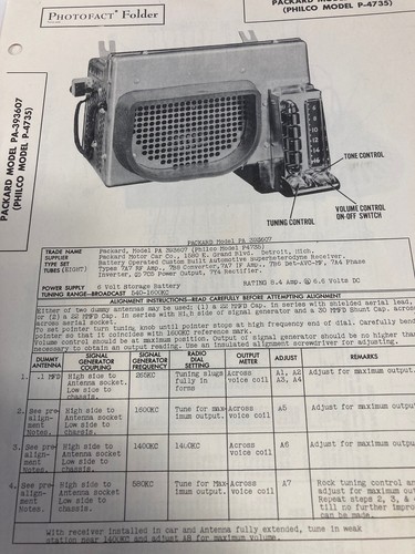 1949 packard radio - packard, model