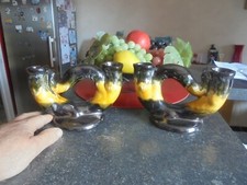 Paire de Doubles Bougeoirs