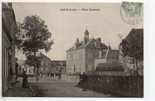 PALIS  Aube CPA 10 La place Gambetta