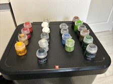 Warhammer Âge Of Sigmar Ou 40000 Gros Lot N3 De 20 Pots De Peinture Neufs