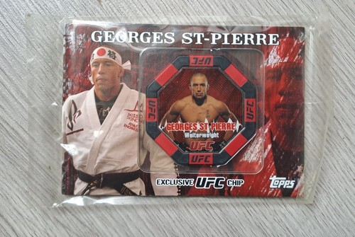 Georges pierre ufc - st-pierre, topps