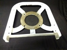 Original Theo Kochs Barber Chair Cast Iron Main Seat Base White Enamel Porcelain