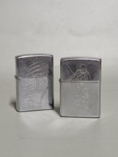 2 ZIPPO CHROME COLLECTOR /
