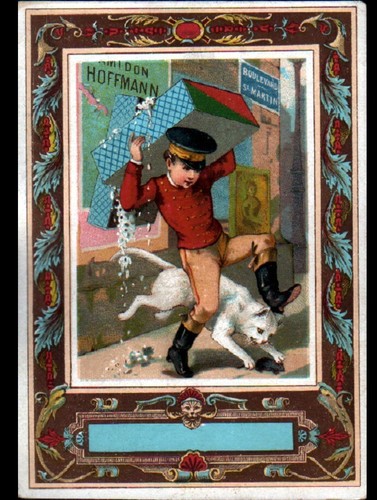 Calendrier poche 1887 sur 6 - sur,