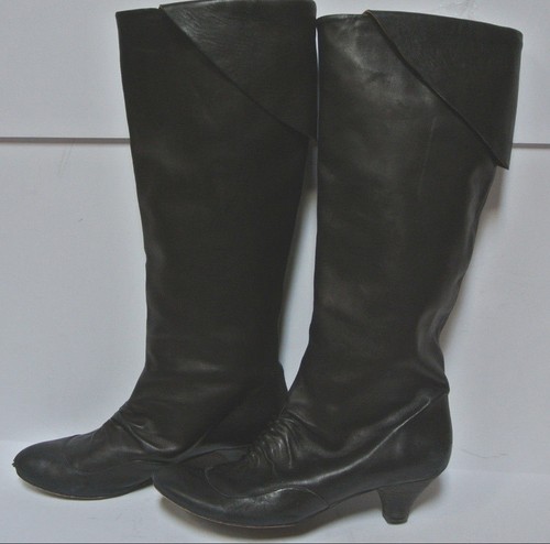 Coclico black leather knee - coclico,