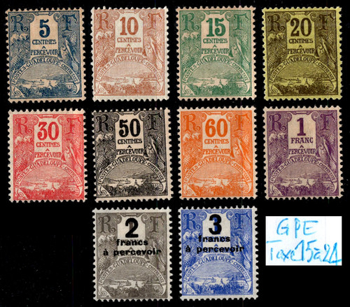 Guadeloupe série taxe - guadeloupe,