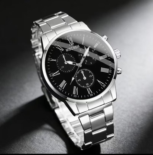 Montre chrono argenté - montre,