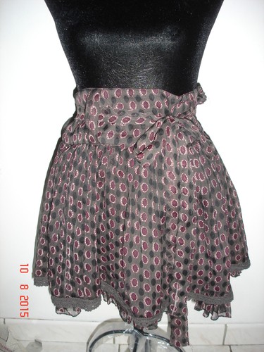 Jupe bouffante marron - jupe,