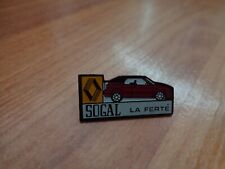 Vintage Classique Renault Sogal La Ferte Émail Voiture Épinglette Badge