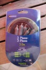 BANDRIDGE VL5303 - Cable Audio Video 3 RCA PHONO Male 3 RCA PHONO Male 3.00m