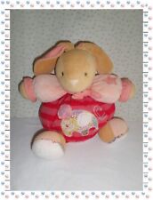 K - Peluche Boule Lapin Rose