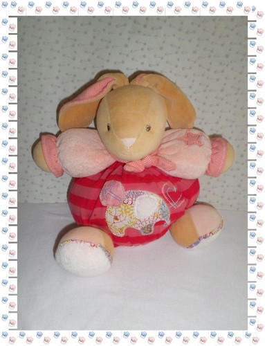 Peluche boule lapin - k,