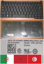 CLAVIER QWERTY ARABE DELL Vostro 1310 1510 NSK-ADV0A OT449C 0T449C T449C Noir